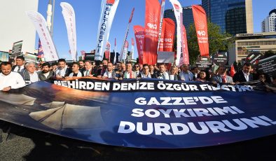 CHP’den İstanbul’da Gazze eylemi