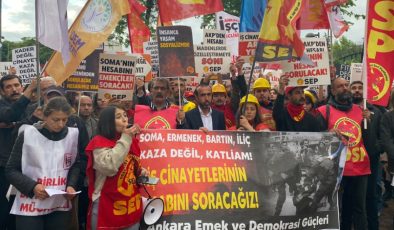 Soma’da hayatını kaybeden madenciler Ankara’da anıldı