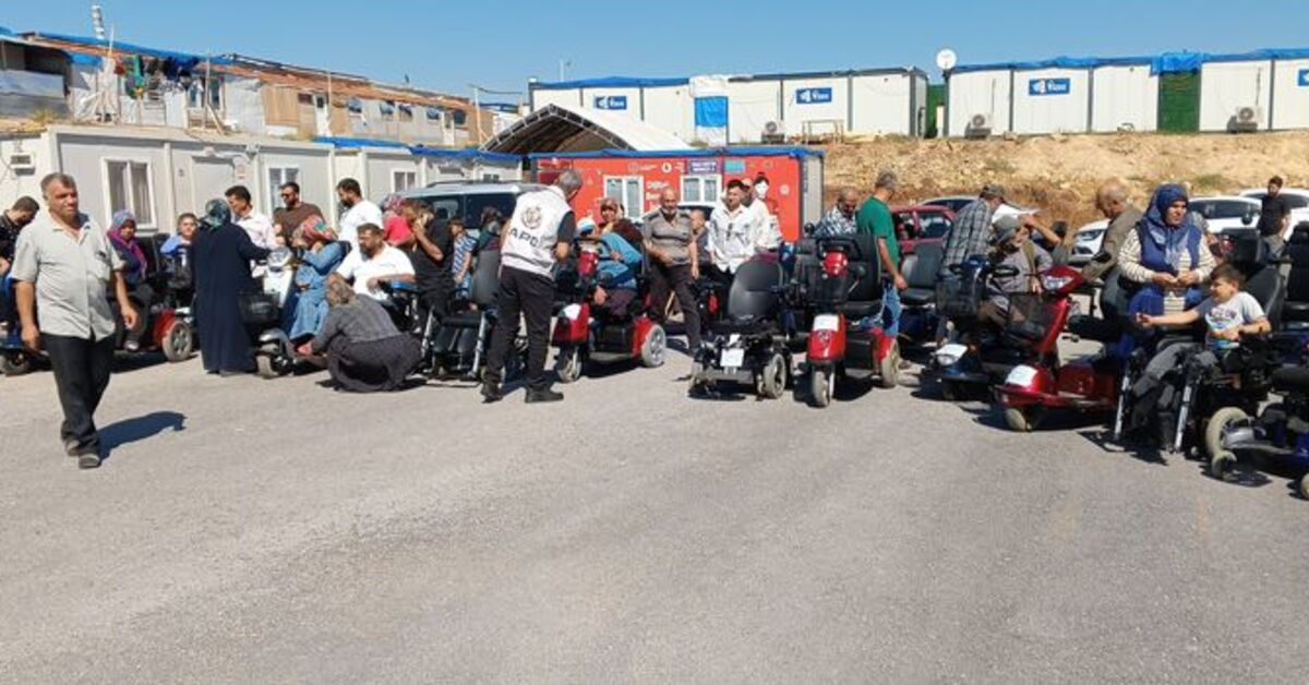 Adıyaman Gölbaşı’nda gurbetçilerden engellilere akülü araç yardımı