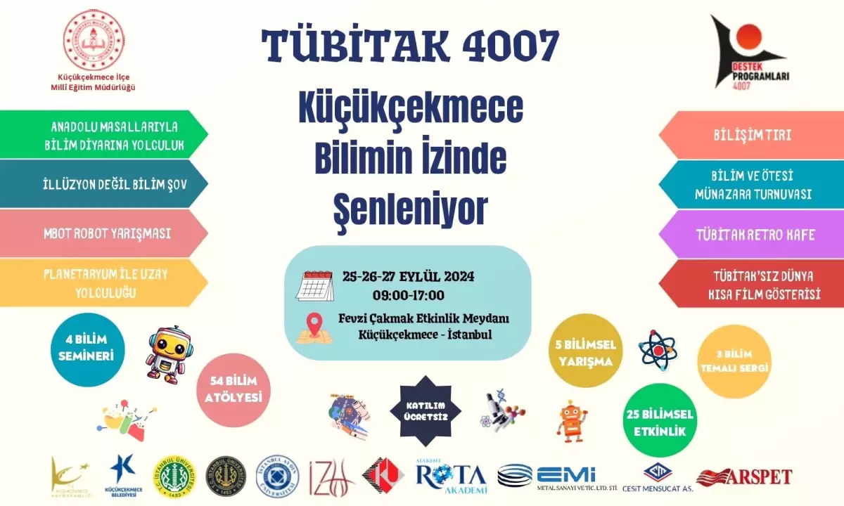 Küçükçekmece Bilim Şenlikleri 2024’te Kapılarını Açıyor