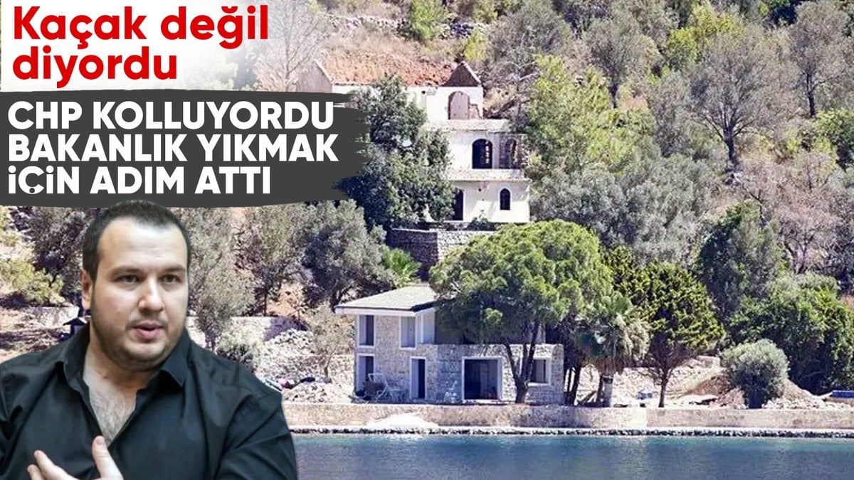 Marmaris’te Şahan Gökbakar’ın kaçak yapısı mühürlendi